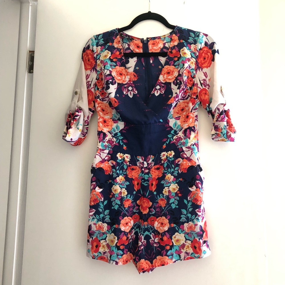 Floral Printed Romper